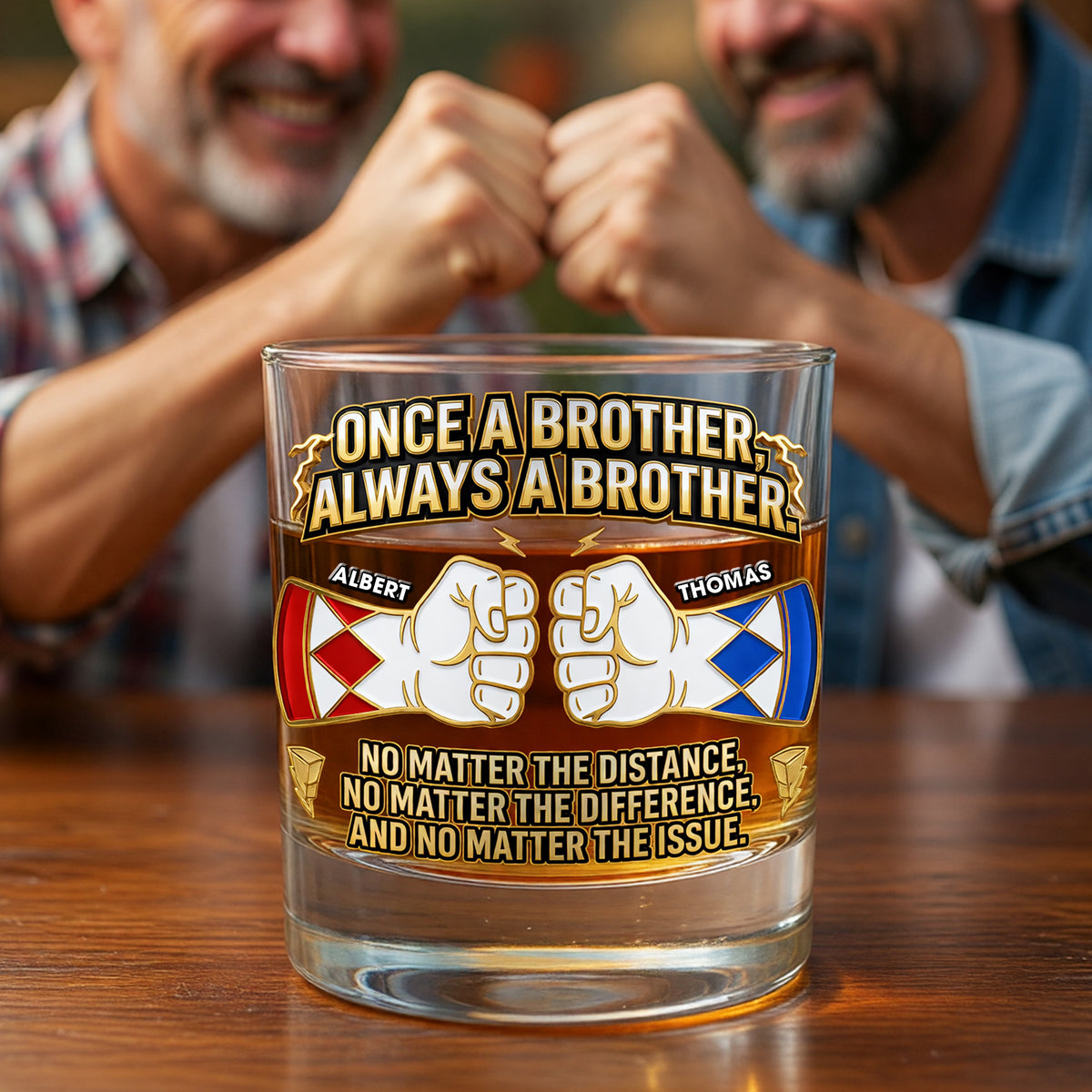 Once A Brother, Always A Brother Drinking Glass - Personalized Gifts For Brothers 05naqn060626