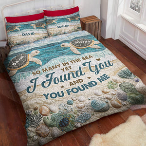 Personalized Gifts For Couple Quilt Bed Set 01KADT241224-Homacus