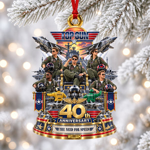 Flying Proud For 40 Years Acrylic Ornament - Personalized Christmas Gift 06ohdh170926