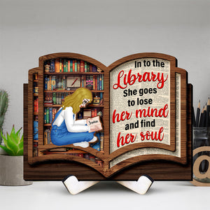 Personalized Gifts For Book Lover Wood Sign 02xqqn200125hg-Homacus