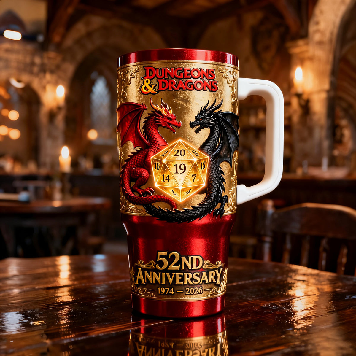52nd Anniversary 40oz Tumbler Unique Gifts 06KILU250226-Homacus