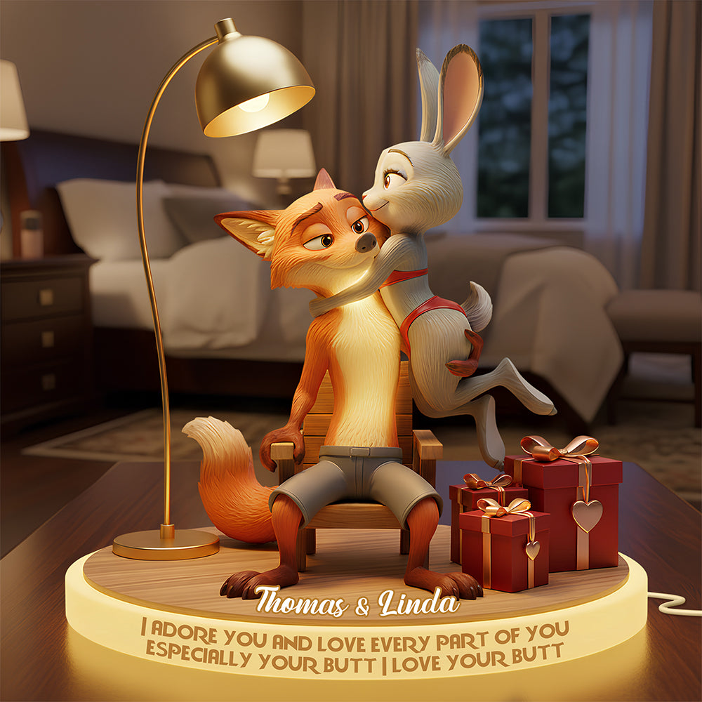 Wild Love Light Box Personalized Gifts For Couple 04OHDT081225