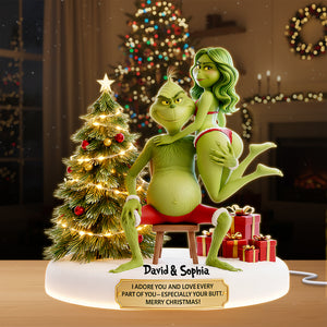 Mischievous Green Couples Light Box - Personalized Gift For Couples 07OHLU291025-Homacus