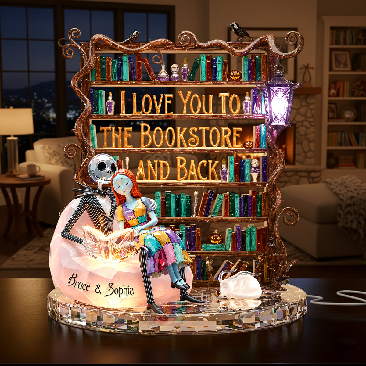 Storybook Romance Light Box - Personalized Gift For Couples 04PALU291125-Homacus