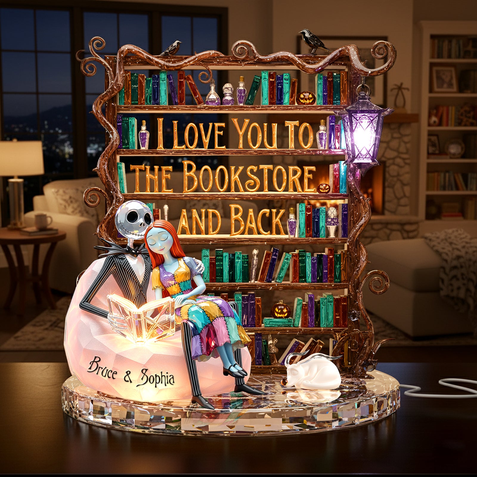 Storybook Romance Light Box - Personalized Gift For Couples 04PALU291125-Homacus