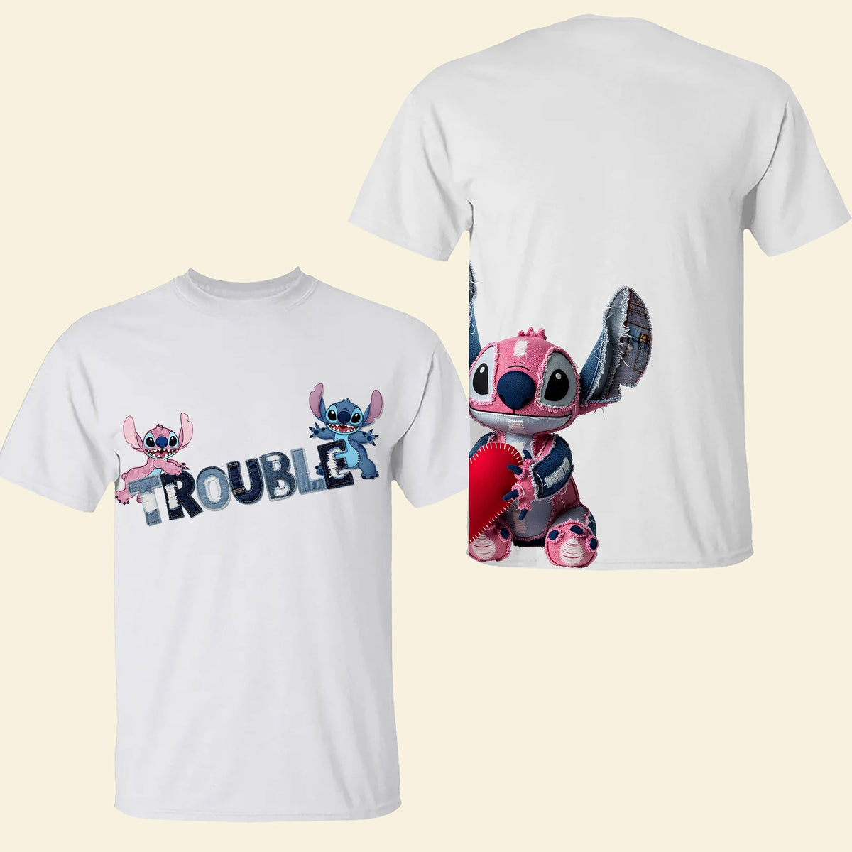 Cartoon Couple 3D Shirt - Personalized Gifts For Couple 01tglu050625-Homacus