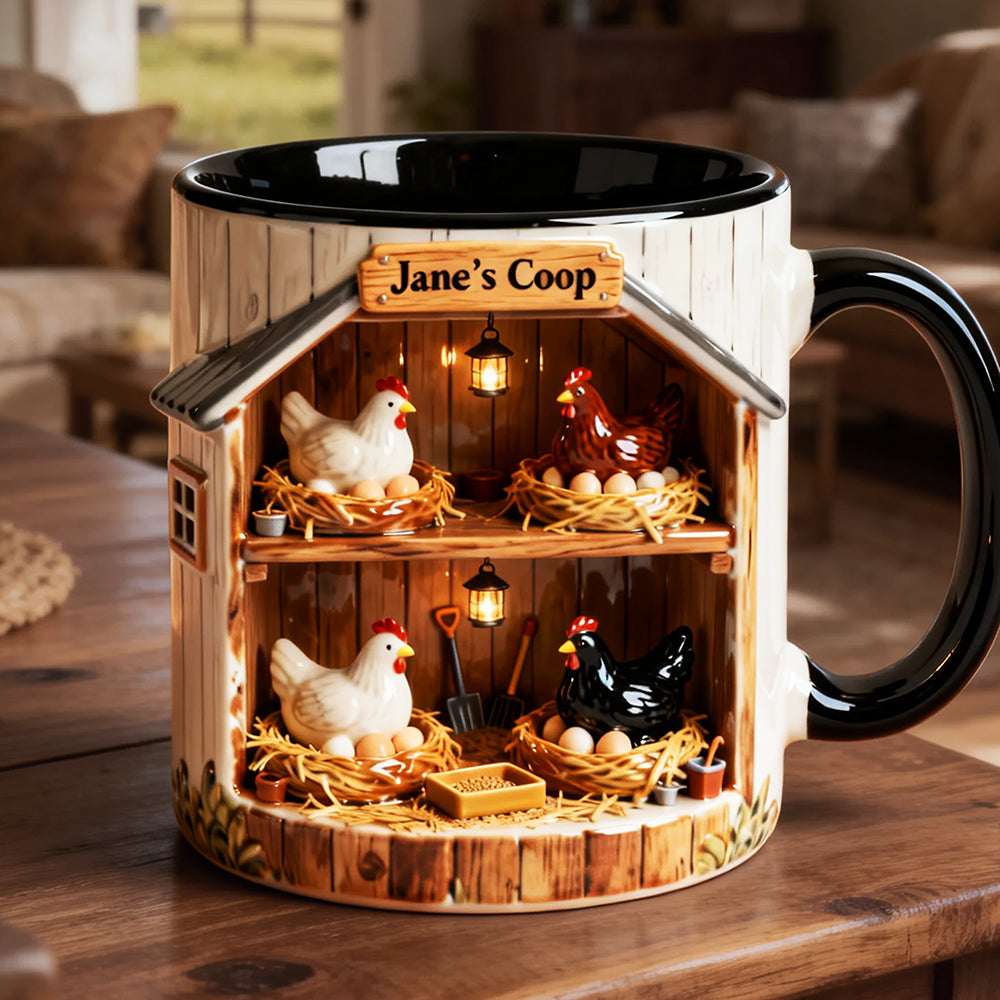 Chicken Farm Coffee Mug - Personalized Gifts For Farmer 02ohta311225-Homacus