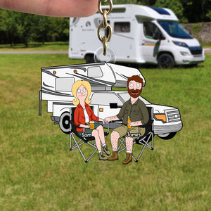 Personalized Gifts For Couple Keychain 02qhtn100225pa-Homacus