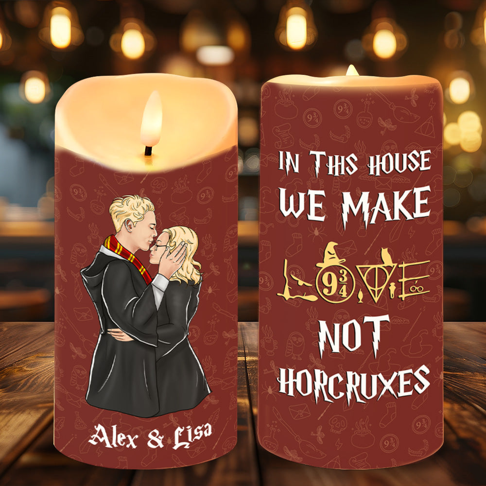 Personalized Gifts For Movie Lover LED Candle Couple Magical 07XQMH051224TM-Homacus