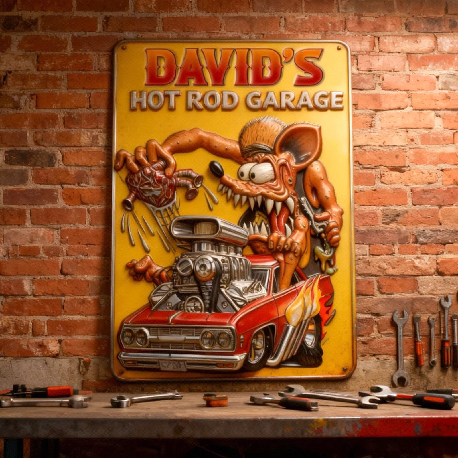 Personalized Gifts For Hot Rod Lovers Metal Sign 01totn160126-Homacus