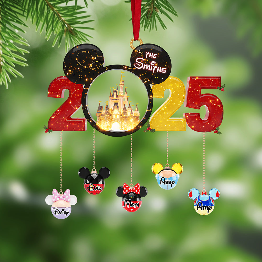 The Family Acrylic Christmas Ornament - Personalized Gifts For Family 05ohta201125-Homacus