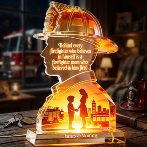 Firefighter Mother Light Box - Personalized Gifts For Moms 03pgta100426-Homacus