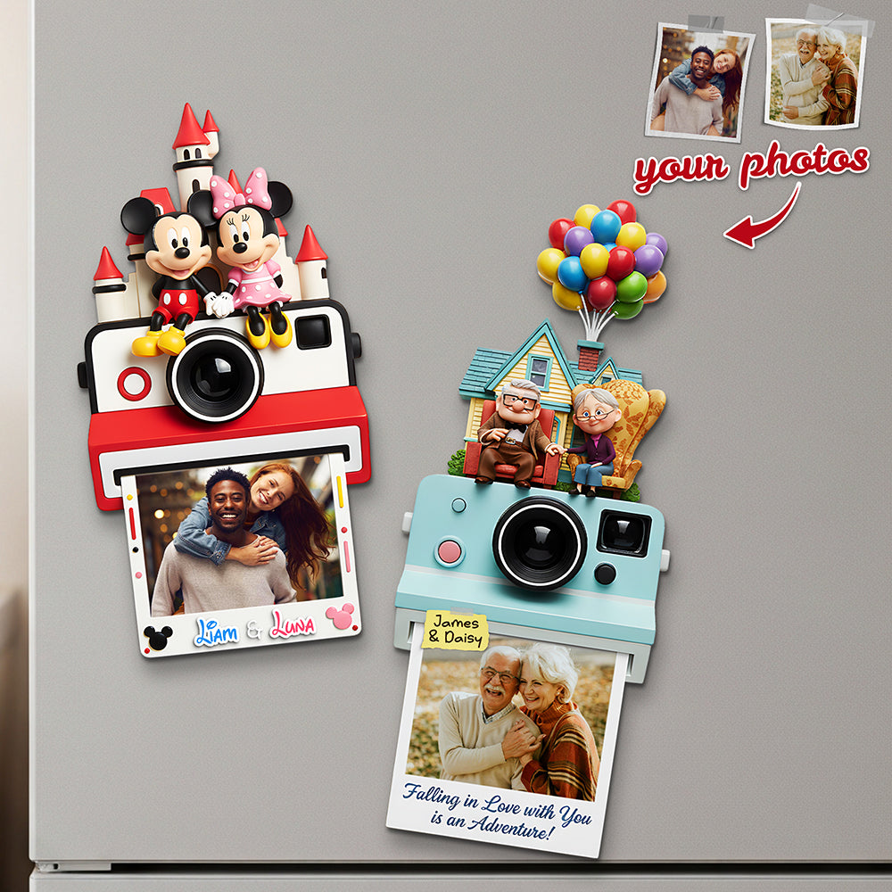 Couple Polaroid Fridge Magnet - Personalized Gifts For Couples 02kita191125-Homacus