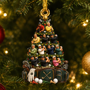 Merry Golfmas Christmas Ornament - Personalized Gifts 09NADH290826-Homacus