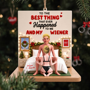Lovely Mischief Couple Acrylic Ornament - Personalized Christmas Gifts For Couples 01huta211026-Homacus