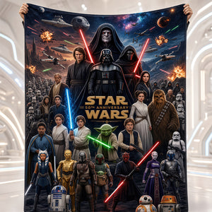 50th Anniversary Cosmic Blanket - Personalized Gifts 07padt061026-Homacus