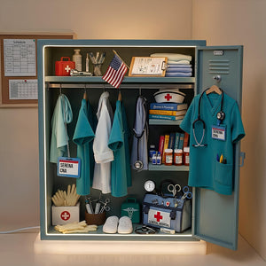 Nurse Personal Locker Light Box, Personalized Gifts For Nurse 01qhdt201225-Homacus