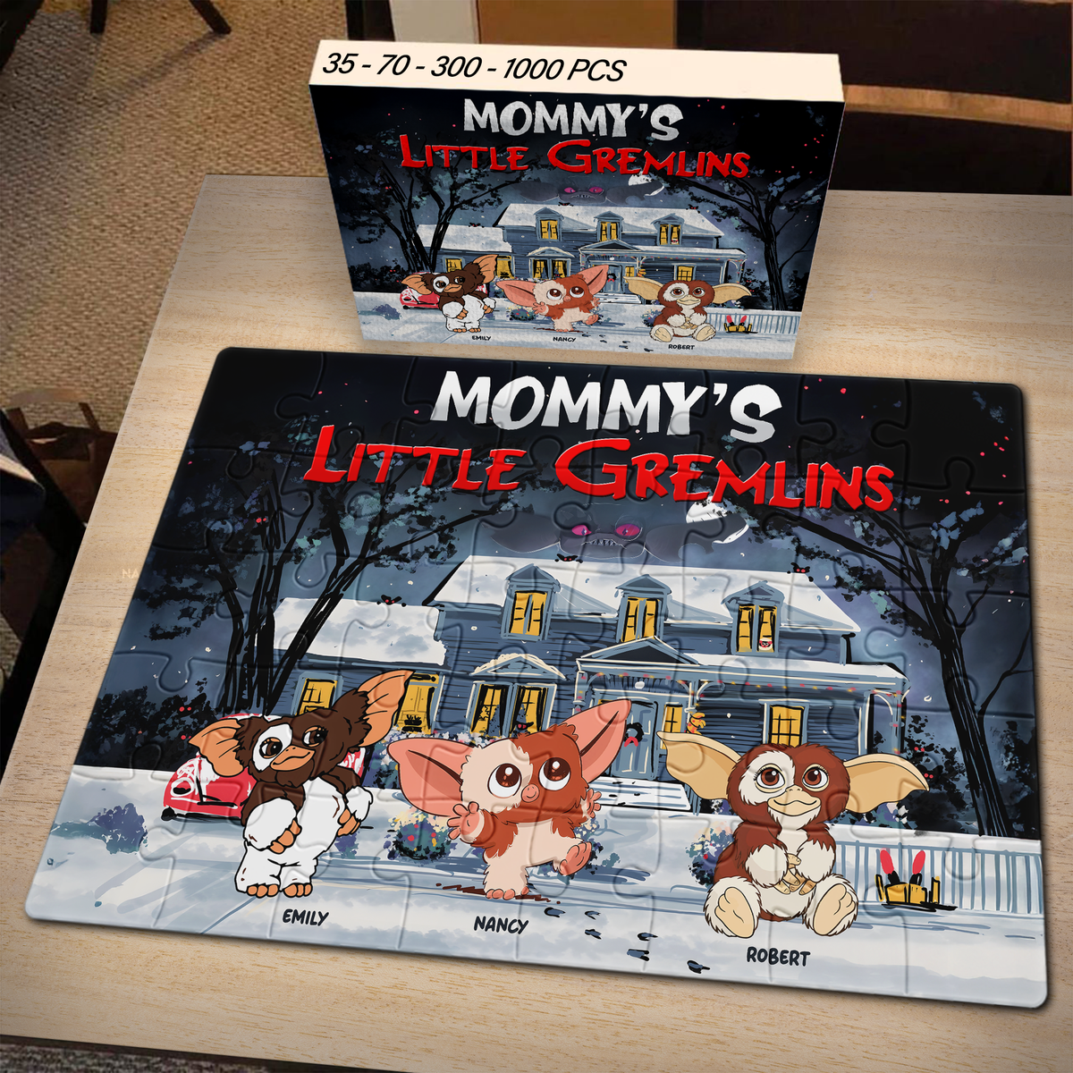 Personalized Gifts For Mom Jigsaw Puzzle 03qhpu190325 Cute Mischievous Kid-Homacus