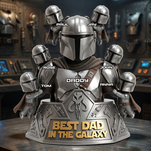 Best Space Dad Acrylic Plaque - Personalized Gifts For Dads 02OHLU010526-Homacus