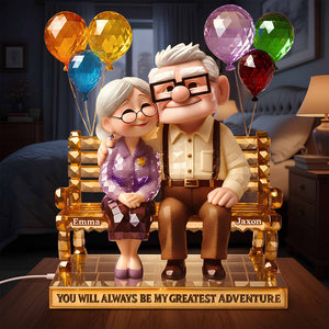 My Greatest Adventure Light Box - Personalized Gift For Couples 02TGDT021225-Homacus