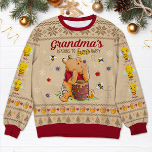 Personalized Gifts For Grandmas Christmas Ugly Sweater 04PGQN101024-Homacus