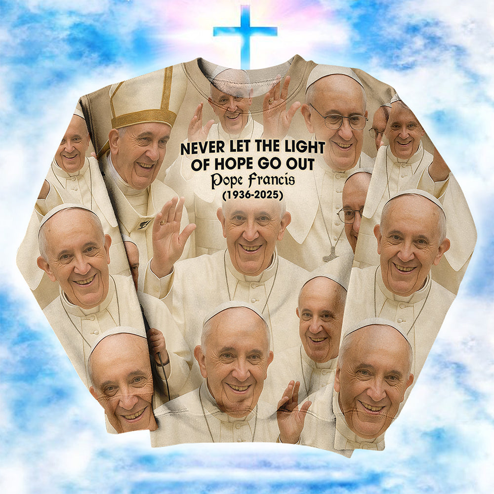 Never Let The Light Of Hope Go Out Shirt - Gift For Christian 01NAQN230425-Homacus