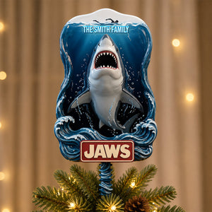 The Leviathan Of The Deep Tree Topper - Personalized Christmas Gifts 02nadh070826