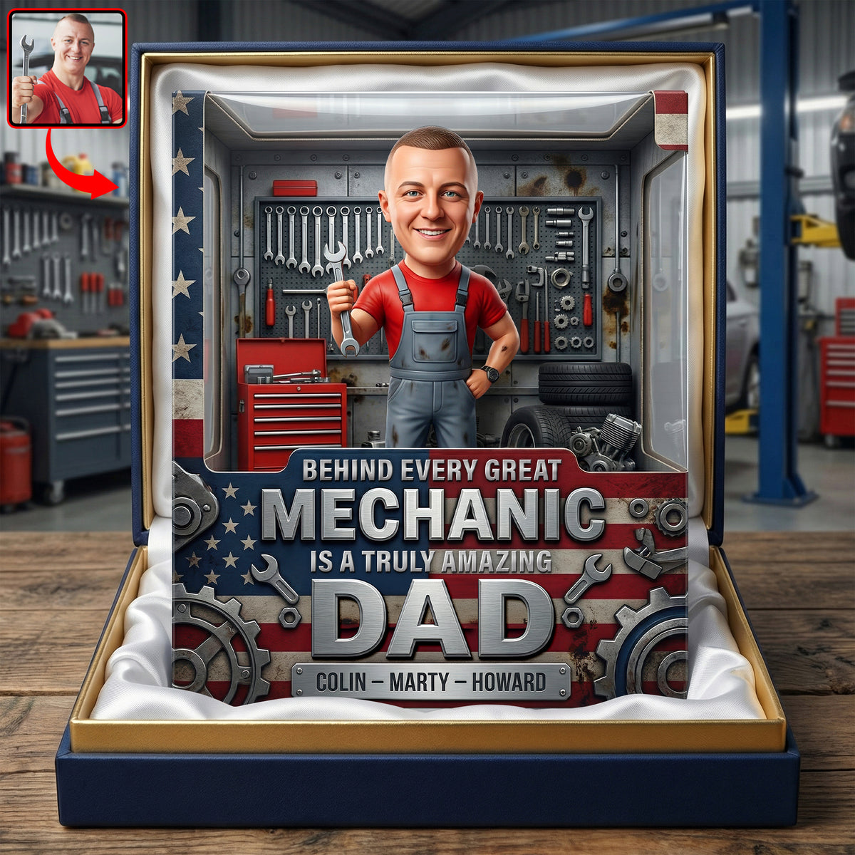 Amazing Mechanic Dad Acrylic Plaque - Custom Photo Gifts For Dads 04paqn260326-Homacus
