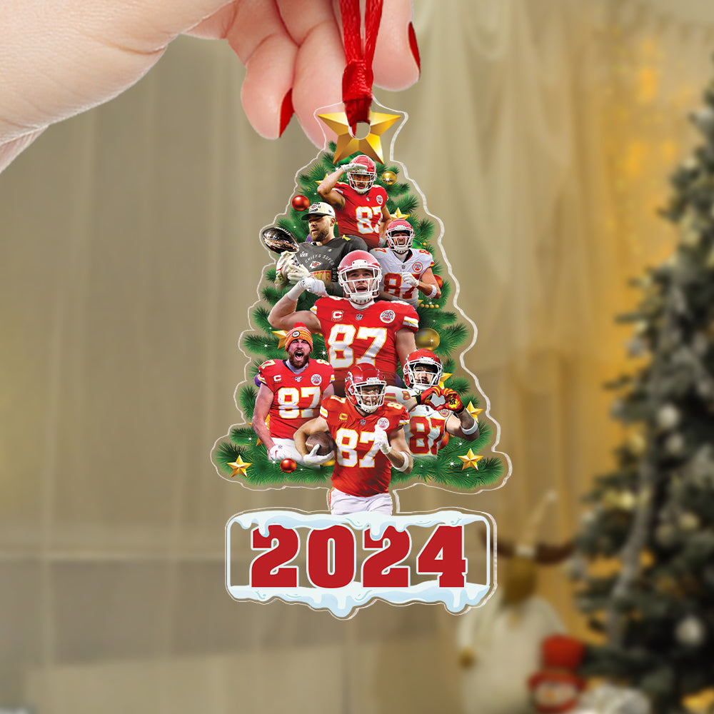 Personalized Gifts For American Football Fans, Acrylic Ornament 04HUPU070824 An American Football Tight End-Homacus