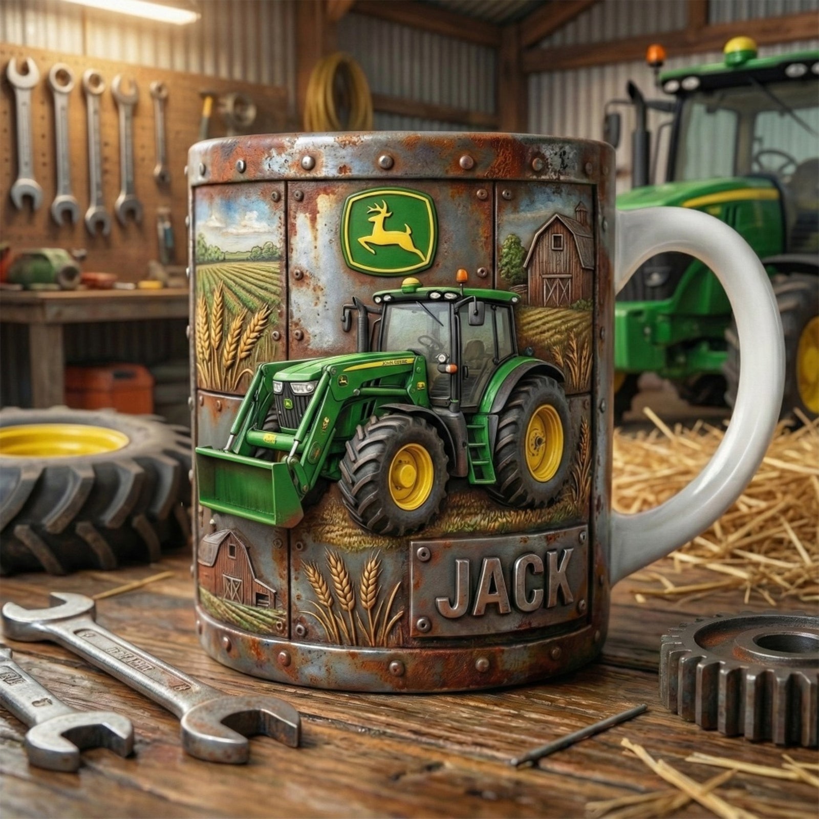 Tractor Mug - Personalized Gifts For Farmers 03tglu171225-Homacus