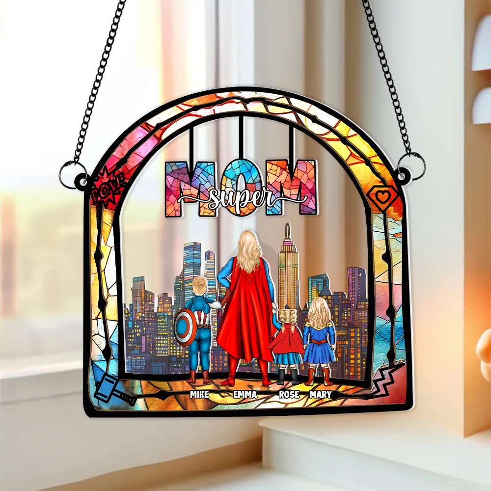 Personalized Gifts For Mom Suncatcher Ornament 03OHMH130225PA-Homacus