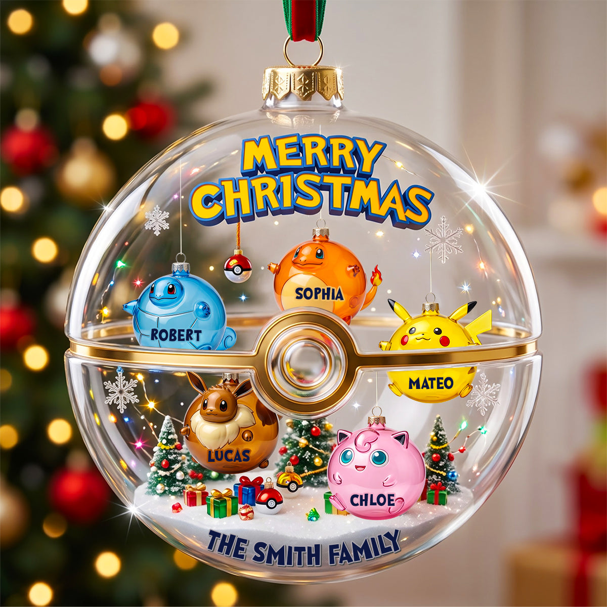 Fun Inflated Creatures Acrylic Ornament, Personalized Gifts For Family 01qhdt280826-Homacus