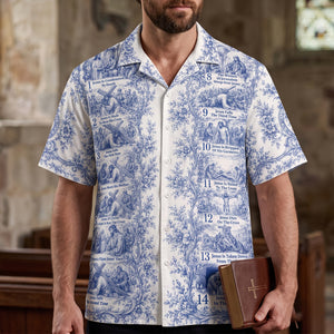 Jesus Cross Journey Hawaiian Shirt - Personalized Gifts For Christians 02hutn200726-Homacus
