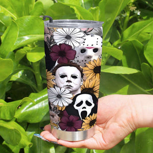 Gifts For Horror Fan Tumbler Floral Horror Killer Characters 10acxx050824-Homacus