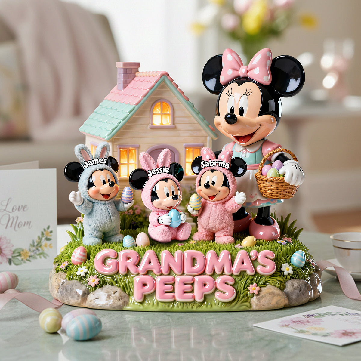 Easter Peep Acrylic Plaque - Personalized Gifts For Grandma and Mother 02pgta070226