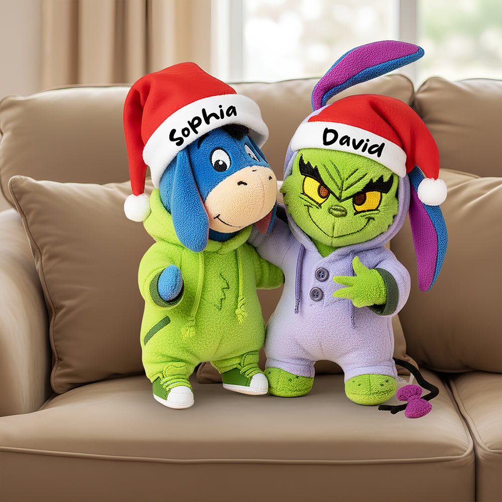 Holiday Cozy Pillow Personalized Gifts For Couple 02HUDT141125-Homacus