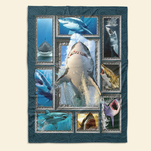 Gifts For Shark Lovers Blanket 245acxx260824-Homacus