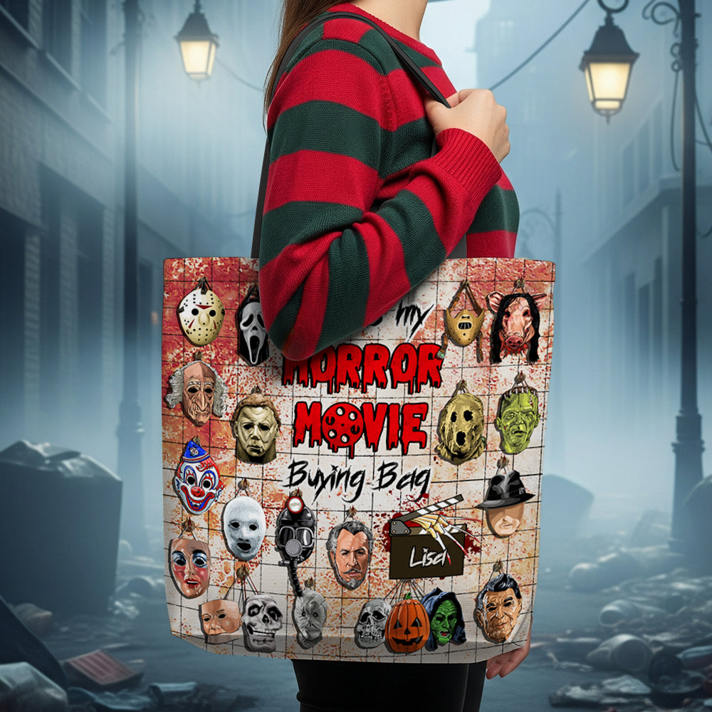 Horror Mask Villain Halloween Tote Bag Personalized Gifts For Movie Fans 03HUDT200825-Homacus