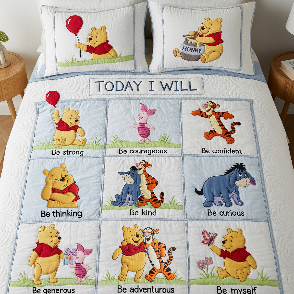 Positive Emotional Support For Mental Health Quilt Bed Set - Cute Gifts For Movie Fans 05QHLU170725-Homacus