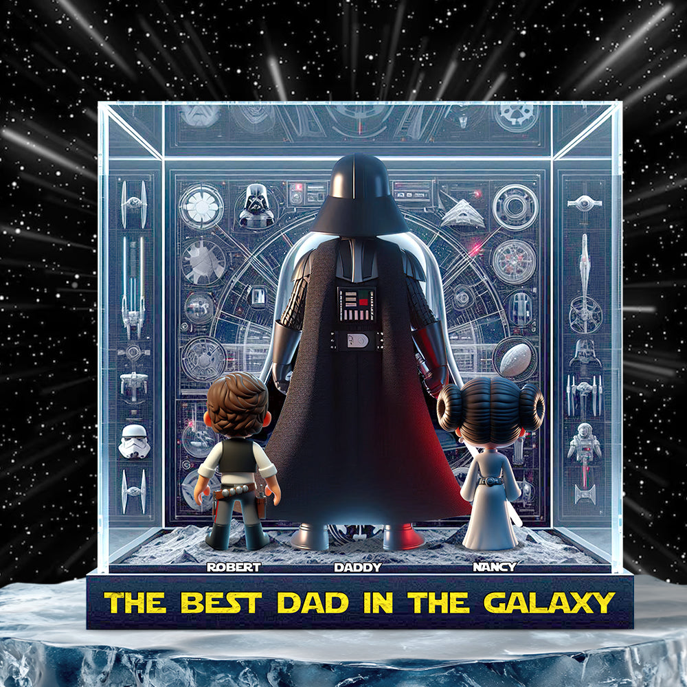 The Best Dad Acrylic Plaque Personalized Gifts For Dad 03OHDT120525-Homacus