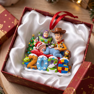 Little One's Christmas Adventure Ornament - Personalized Gift For Kids 06TYTN231026-Homacus
