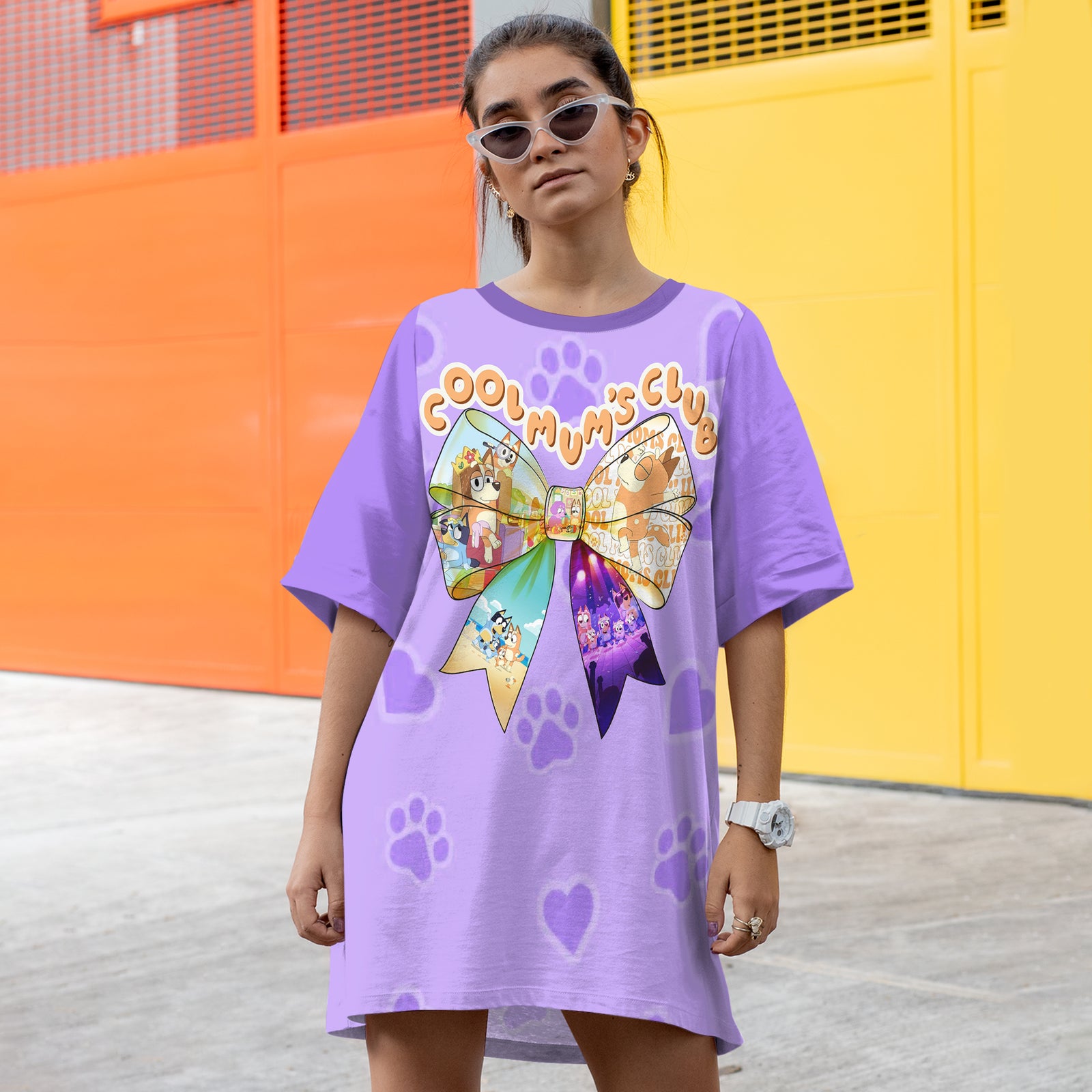 Cool Mum's Club Raglan Dress - Personalized Gift For Mom 01XQLU240325-Homacus