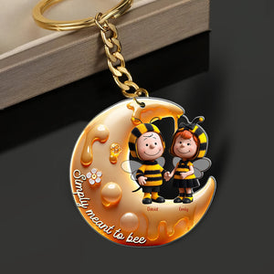 Personalized Gifts For Bee Couple Keychain, Simply Meant To Be 01TGQN201224-Homacus