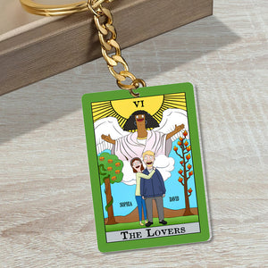 Personalized Gifts For Couple Keychain 04totn301224hg The Lovers-Homacus