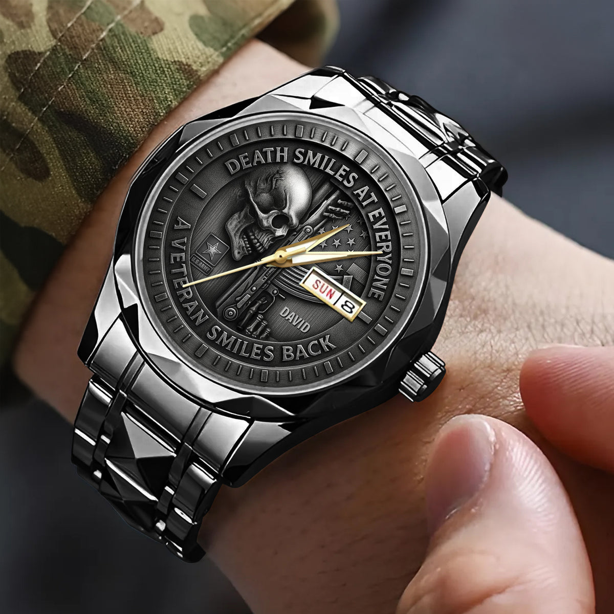 Fierce Military Skull Luxury Men's Watch Personalized Gifts For Veteran 04qhtn240725-Homacus