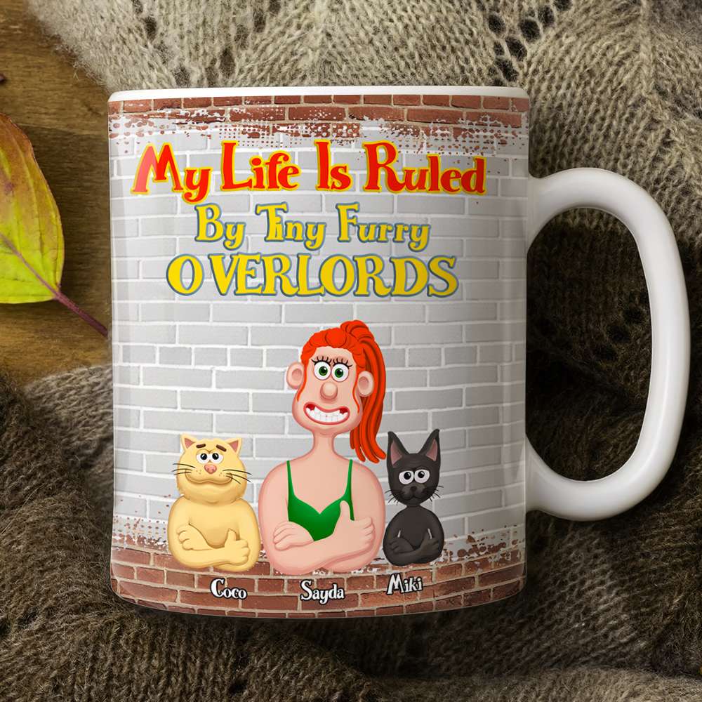 Personalized Gifts For Mom Coffee Mug Cat Mom 05KAMH030325PA-Homacus