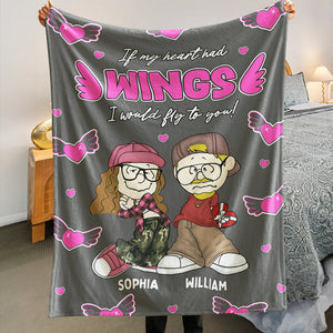 Personalized Gifts For Couple Blanket 02TODT020125HG-Homacus