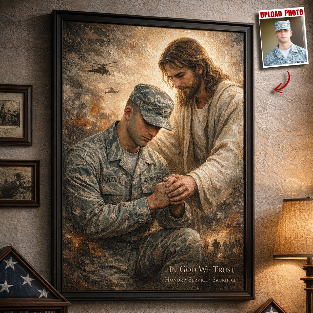 In God We Trust Canvas Personalized Gifts For Veterans 05TGDT010426-Homacus