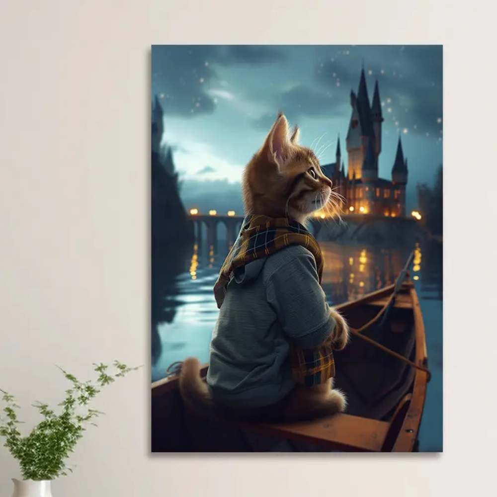 Gifts For Cat Lover Canvas Poster 04acxx250824 Enchanting Wizard Cat-Homacus