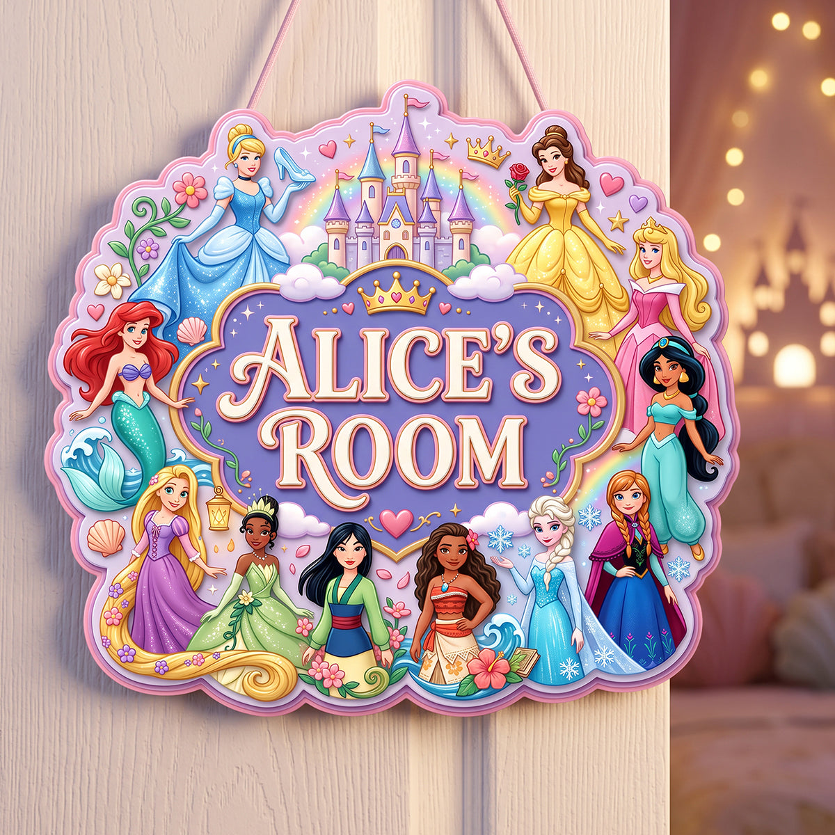 Fairytale Room Door Acrylic Sign - Personalized Gifts For Kids 02nata200726-Homacus